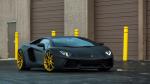 Lamborghini Aventador LP700-4 Satin Matte Black on ADV.1 Wheels (ADV5.2 M.V2 SL) 2017 года